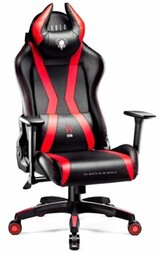 DIABLO CHAIRS Fotel X-Horn 2.0 (L) Czarno-czerwony