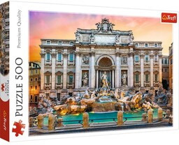 Trefl Puzzle Fontanna di Trevi Rzym 500 elementów