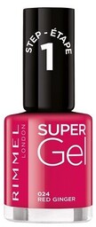 RIMMEL_Super Gel lakier do paznokci 024 Red Ginger