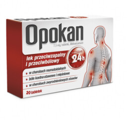 Opokan 7,5 mg Lek przeciwbólowy i przeciwzapalny, 20