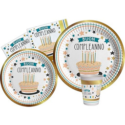 Zestaw obiadowy z okazji urodzin Shiny Gold