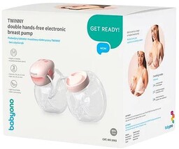 BABYONO TWINNY Podwójny laktator muszlowy elektryczny (1002)
