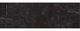 Płytka ścienna SIMPLE ART black structure glossy cubes