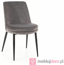 Krzesło KAYLA VELVET Signal Szary