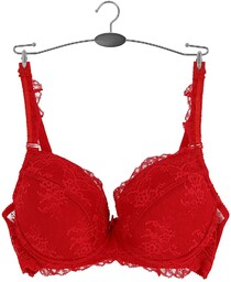 Biustonosz Ambre push up czerwony