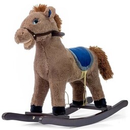 MILLY MALLY Koń na biegunach Łatek Brązowy Czujnik