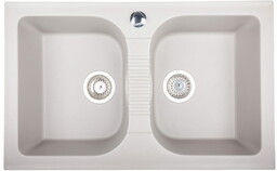 Zlewozmywak Granitowy ELIOS 20 szary