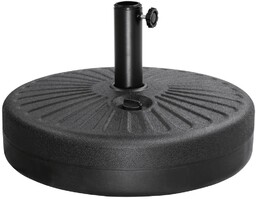 Bolero Podstawa parasola 505x500x(h)306 mm, czarna I Bolero
