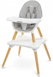 Krzesełko do karmienia 3w1 Tuva grey Caretero