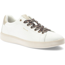 Tamaris Białe Sneakersy Modne Obuwie Damskie Animal Prints