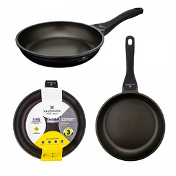 Patelnia tradycyjna duża Ilag Trwała powłoka Valdinox Expert