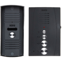 Domofon ''eura'' ADP-12A3 ''invito'' Grafit głośnomówiący, bezsłuchawkowy