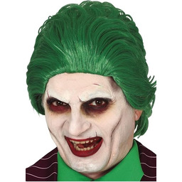 Prosta zielona peruka