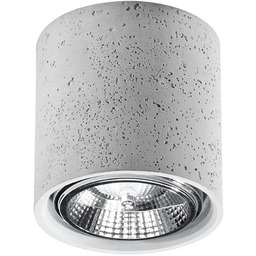 Lumes Okrągły loftowy plafon z betonu - 4X