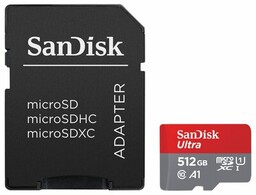 SANDISK Karta pamięci Ultra microSDXC 512GB + Adapter