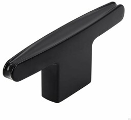 Gałka meblowa T-Bar 2570 16 Metalowa Czarna Matowa