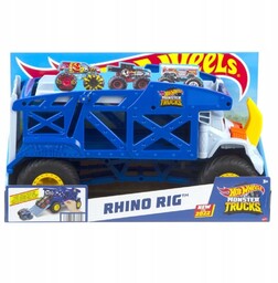 Hot Wheels Monster Trucks Rhino Rig Transporter Nosorożec
