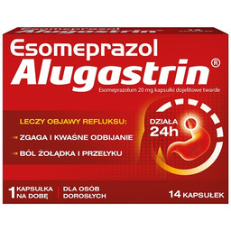 Esomeprazol Alugastrin 20 mg Kapsułki dojelitowe