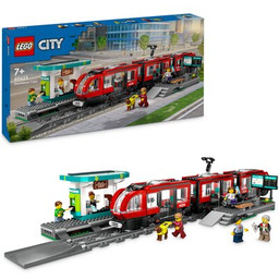 LEGO 60423 City Tramwaj miejski ze stacją Czujnik