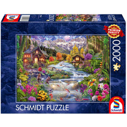 Puzzle 2000 Pq Rzeka W Górach 113390