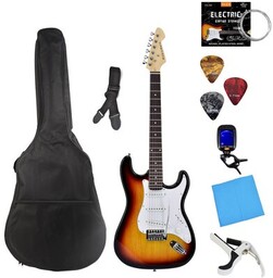MUSICMATE Gitara elektryczna ME-02 SunsetRiff Do 20 rat
