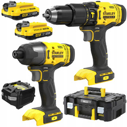 Stanley SFMCK465D2T Zestaw combo 18V SFMCD711 SFMCF800 2x