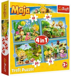 Trefl Puzzle Przygody Pszczółki Mai 4w1