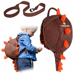 Plecak dla dzieci z szelkami bezpieczeństwa LittleLife Dinozaur