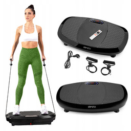 Platforma Wibracyjna Wibrująca Masażer 3D Fitness Z Linkami