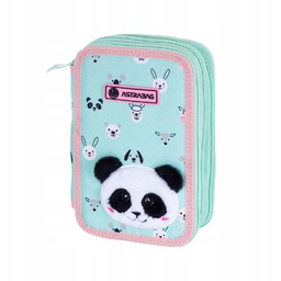 Piórnik Potrójny Z Wyposaż Teddy Panda AC31 Astra