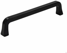 Uchwyt meblowy podłużny 2525 128 Metalowy Czarny Mat