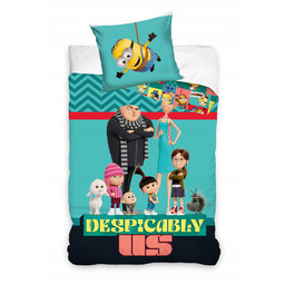 Śmieszna Pościel Minionki Pościel Minions Gru Despicably Us