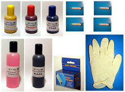 Zestaw zamiennik tusz pigment JETTEC czarny 100ml +