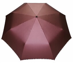 Automatyczna Metaliczna Parasolka Damska Marki Parasol, Bordowa