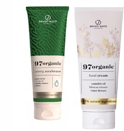 7suns 97organic Naturalny Przyspieszacz Opalania + Krem