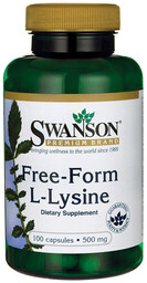 Swanson L-Lizyna 500mg 300 kaps