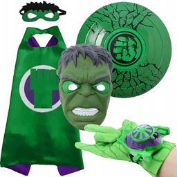Strój Przebranie Kostium Hulk Zestaw 4 Części