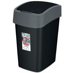 Kosz na śmieci Curver Flip Bin 25L, czarny