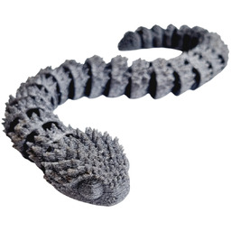 Elastyczny Wąż Articulated Dragon Snake duży szary