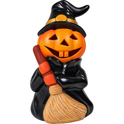 Dynia figurka ceramiczna ozdoba lampion do ogrodu duża