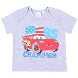 Szary t-shirt niemowlęcy Zygzak McQueen Disney 12 m