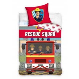 Strażak Sam komplet poszewek na pościel dziecięcą .