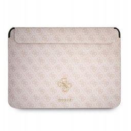 Guess Etui Sleeve GUCS13G4GFPI 13" Różowy 4G Big