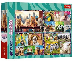 TREFL Puzzle Zabawne zwierzaki 13313 (1000 elementów)