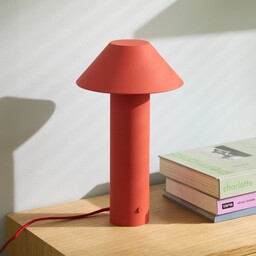 Lampa Stołowa Hübsch, Tower, ściemnialny, zielony, salon, metal,