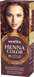 VENITA HENNA COLOR BALSAM NR 18 CZARNA WIŚNIA