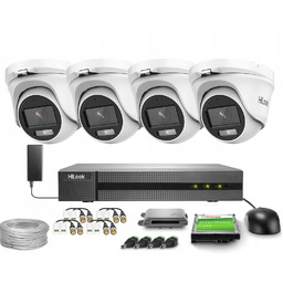 Zestaw Do Monitoringu 4X TVICAM-T5M-20DL 5MPX IR20M IP66