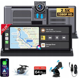 Radio Nawigacja Carplay Android Ekran Dotykowy 10,26 2X