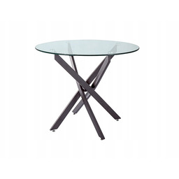Stół Okrągły Szklany Do Kuchni Jadlani Salonu stylowy
