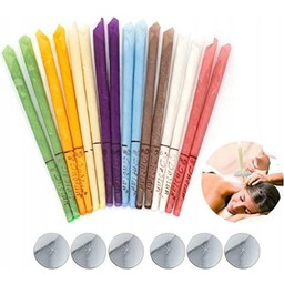 Świece do uszu naturalne wosk pszczelny 16 szt.